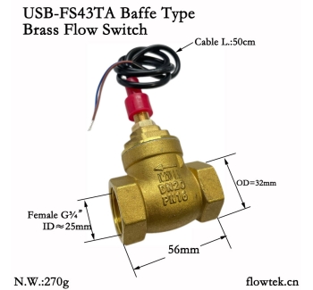 USB-FS43TA常开式铜挡板开关